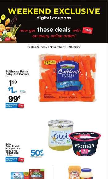 Cub Foods Flyer - 11/18/2022 - 11/20/2022.