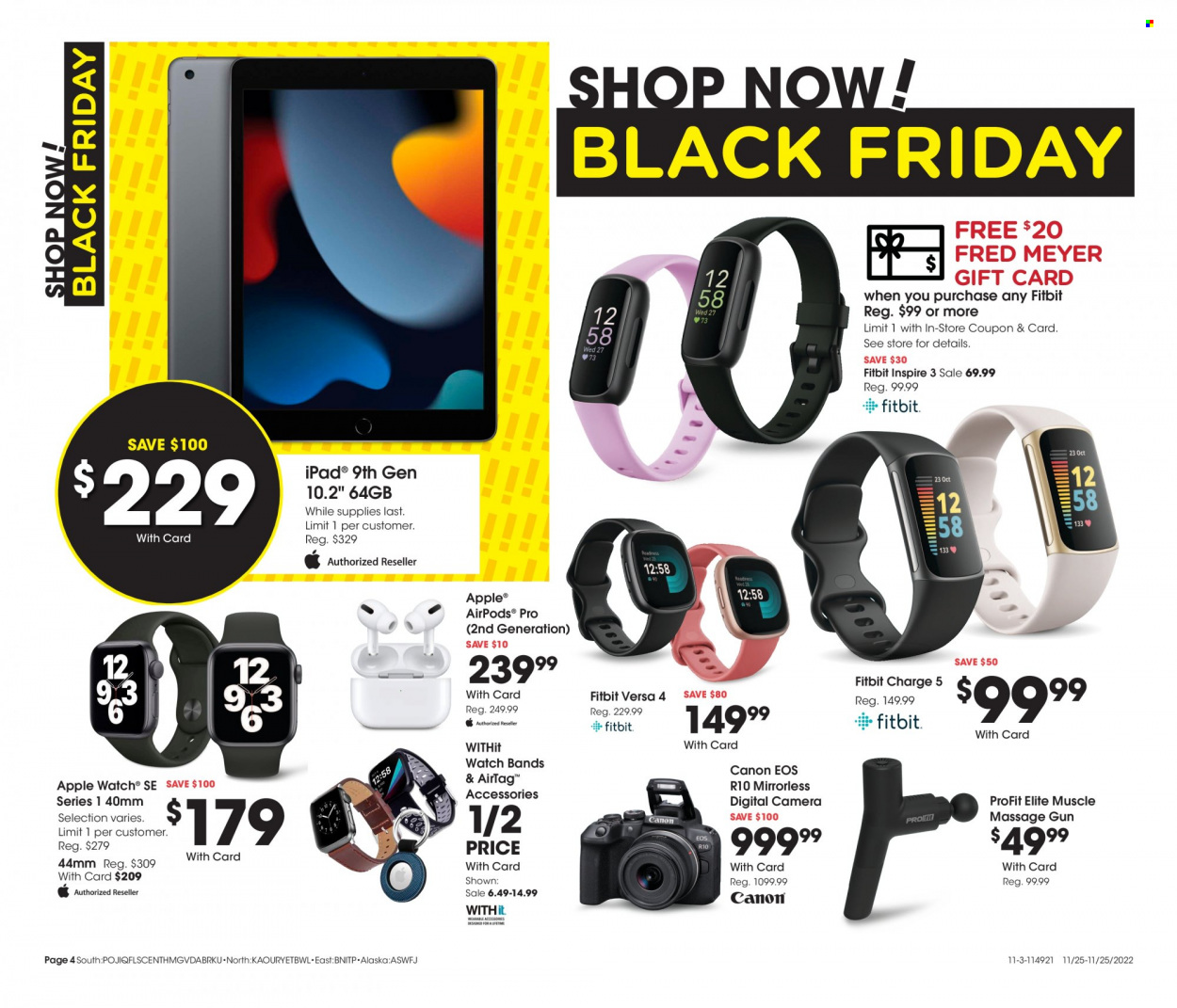 Fred Meyer ad - 11/25/2022 - 11/25/2022. Page 4