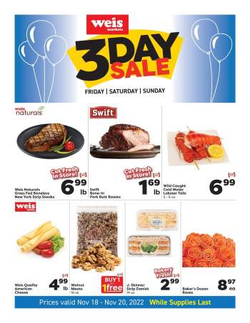 Weis Flyer - 11/18/2022 - 11/20/2022.