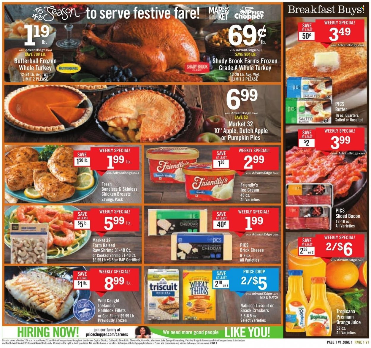 Price Chopper ad - 11/20/2022 - 11/26/2022. Page 1