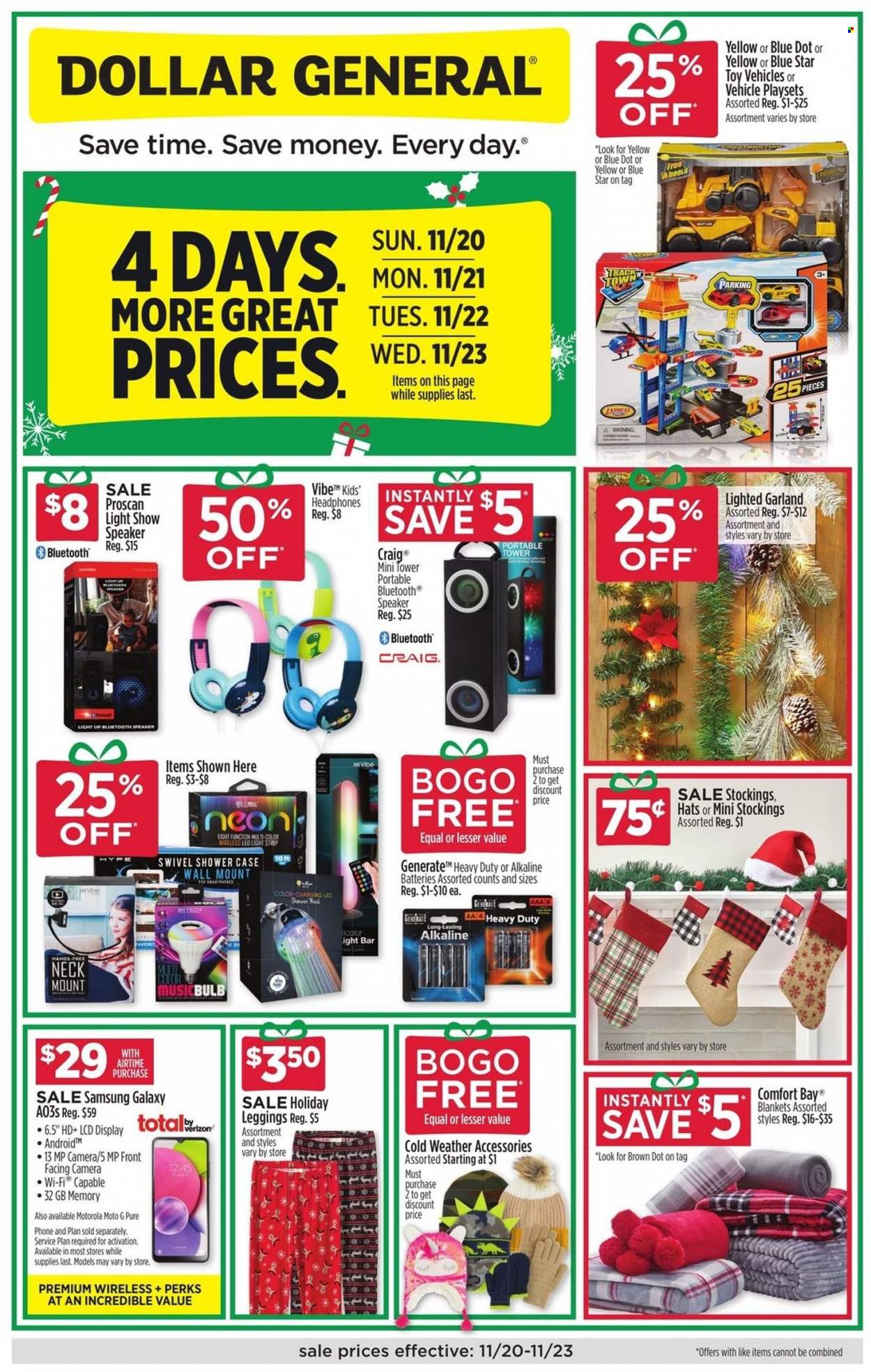 Dollar General ad - 11/20/2022 - 11/26/2022. Page 1