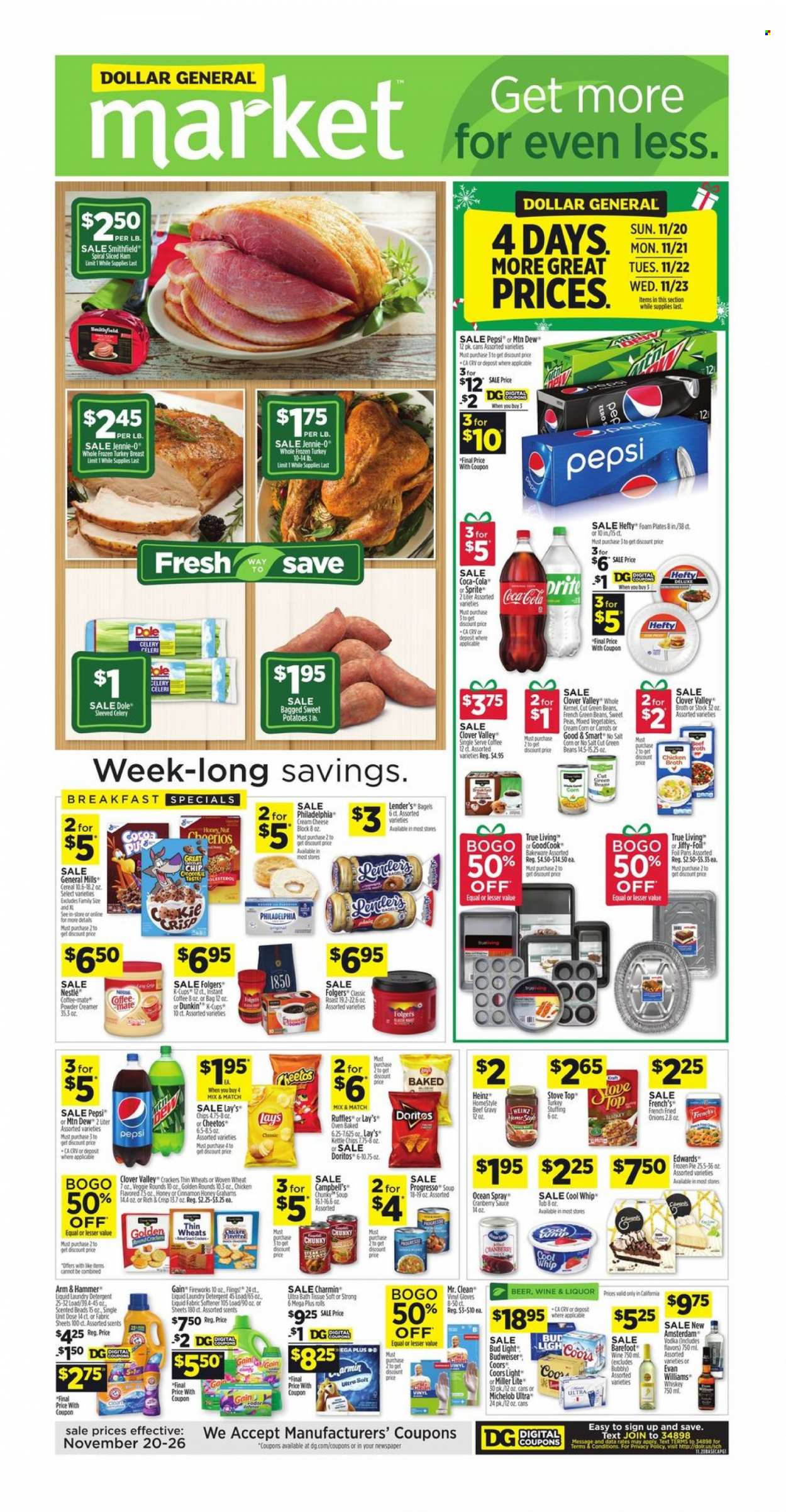 Dollar General ad - 11/20/2022 - 11/26/2022. Page 1