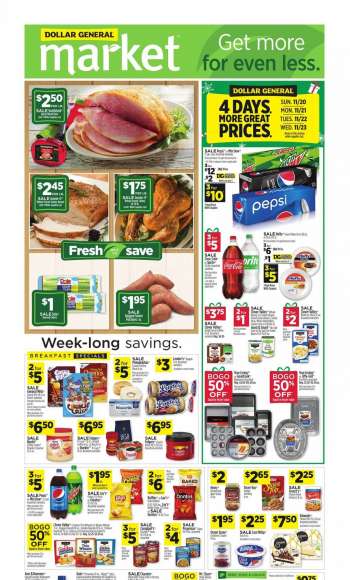 Dollar General Flyer - 11/20/2022 - 11/26/2022.