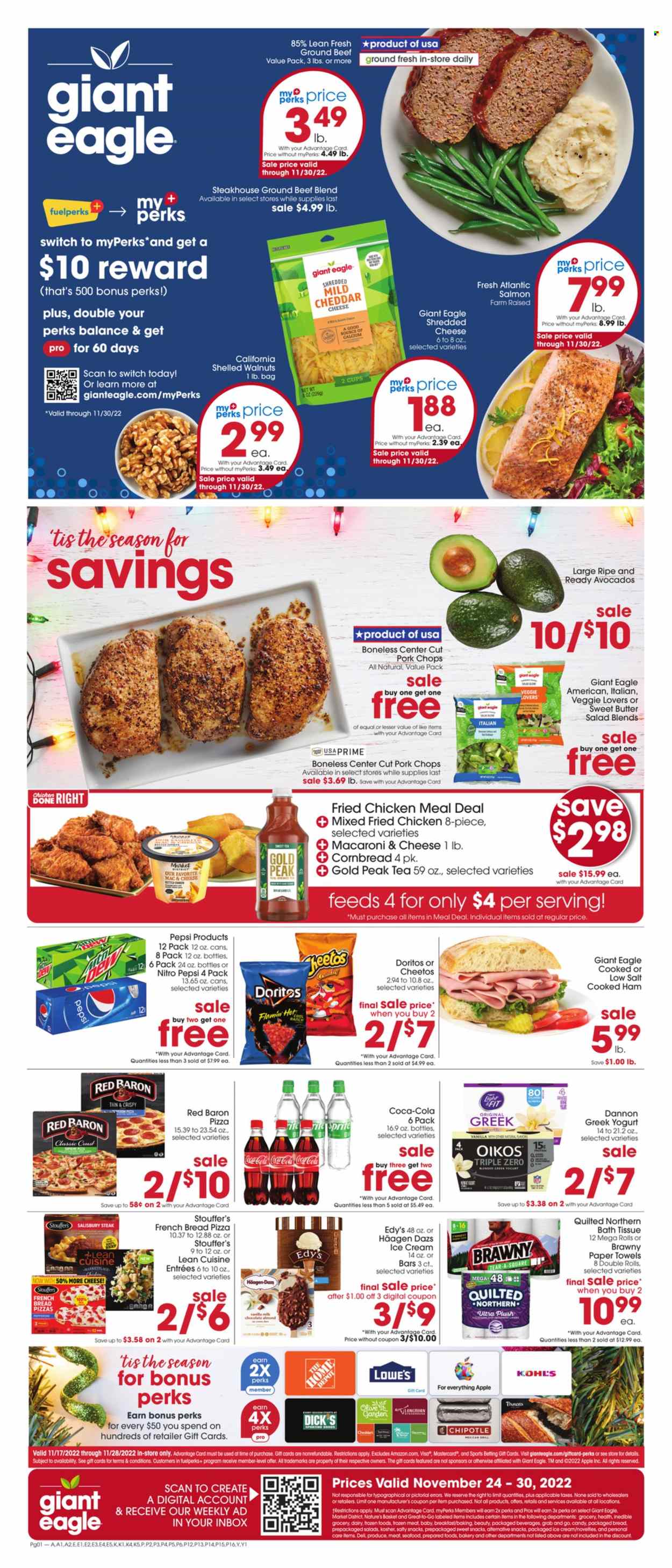 Giant Eagle ad - 11/24/2022 - 11/30/2022. Page 1