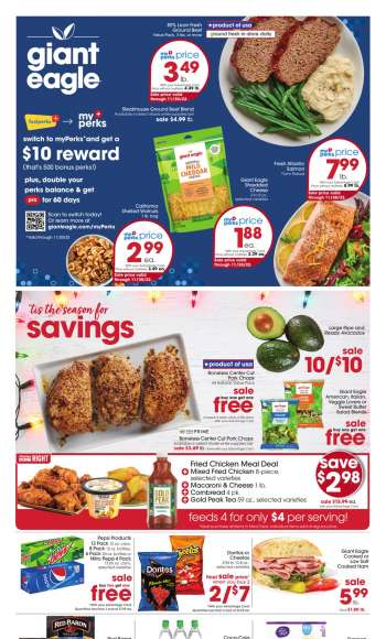 Giant Eagle Flyer - 11/24/2022 - 11/30/2022.