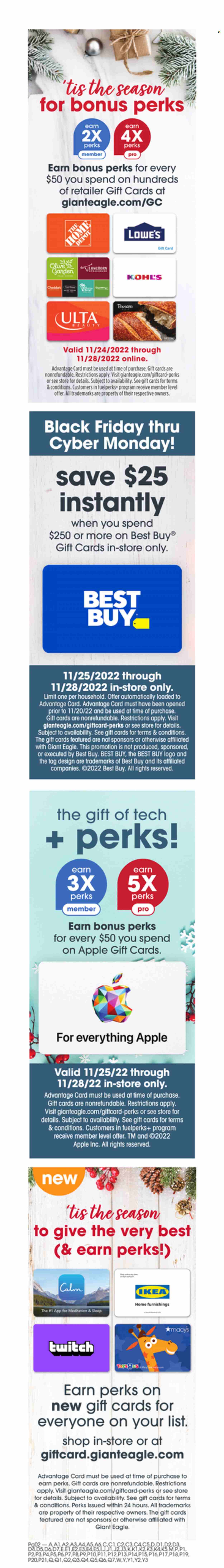 Giant Eagle ad - 11/24/2022 - 11/30/2022. Page 7
