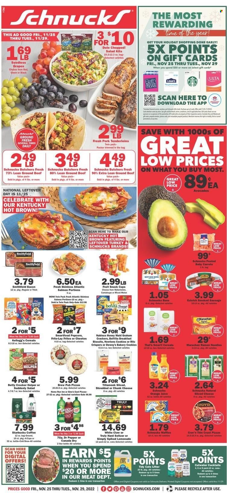 Schnucks ad - 11/25/2022 - 11/29/2022. Page 1