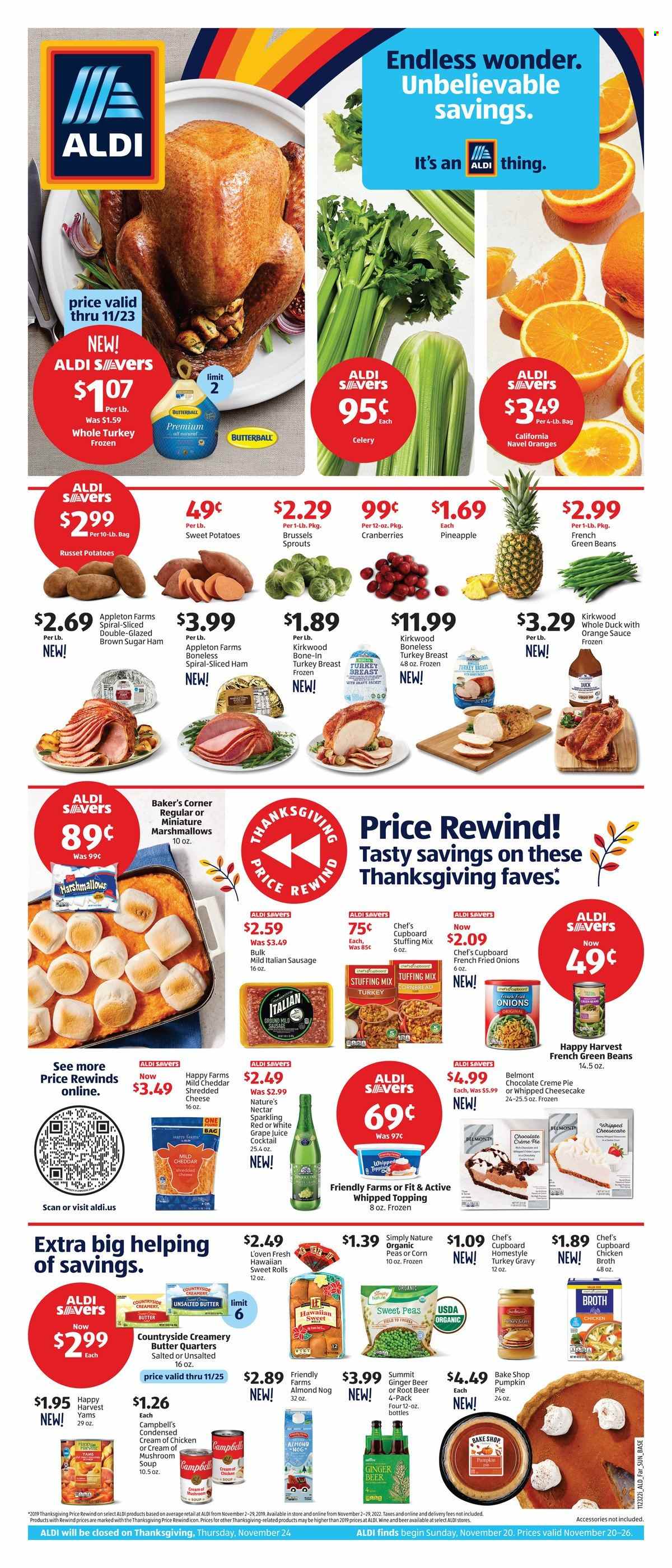 ALDI ad - 11/20/2022 - 11/26/2022. Page 1