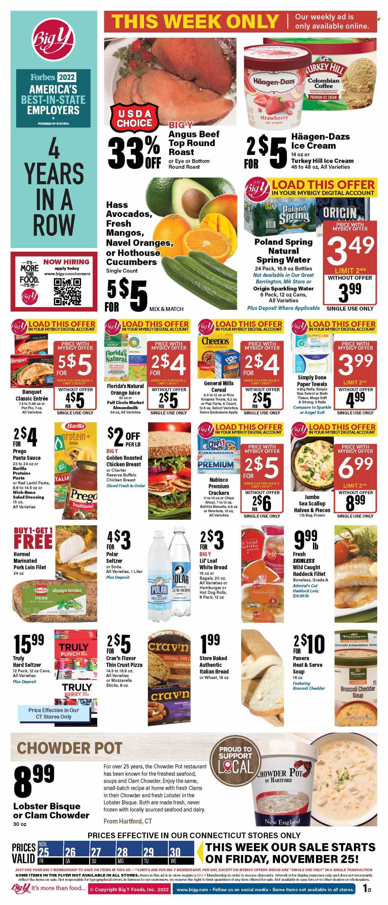 Big Y ad - 11/25/2022 - 11/30/2022. Page 1