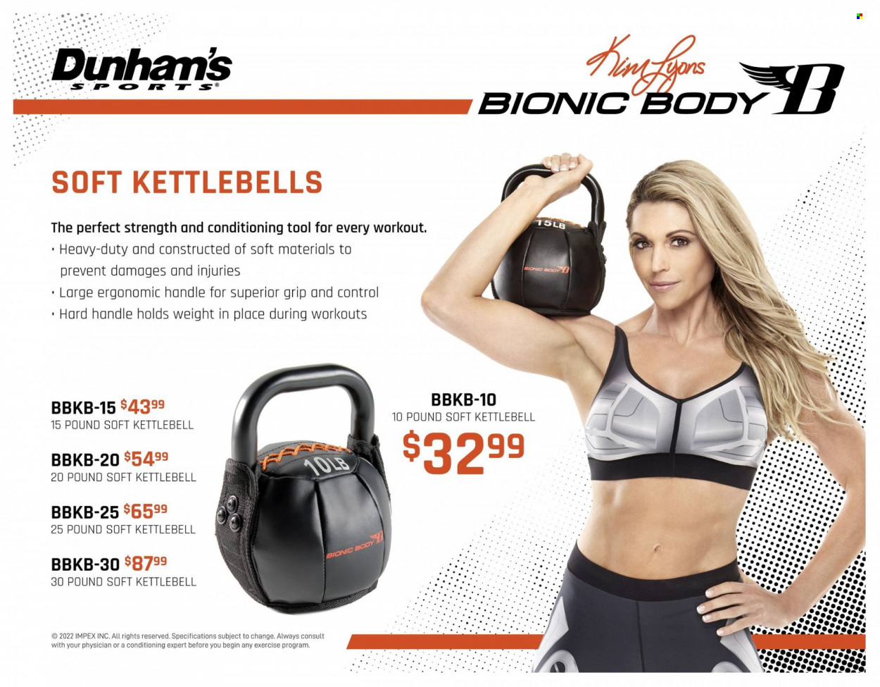 thumbnail - Dunham's Sports Flyer - 11/21/2022 - 01/26/2023 - Sales products - kettlebell. Page 10.