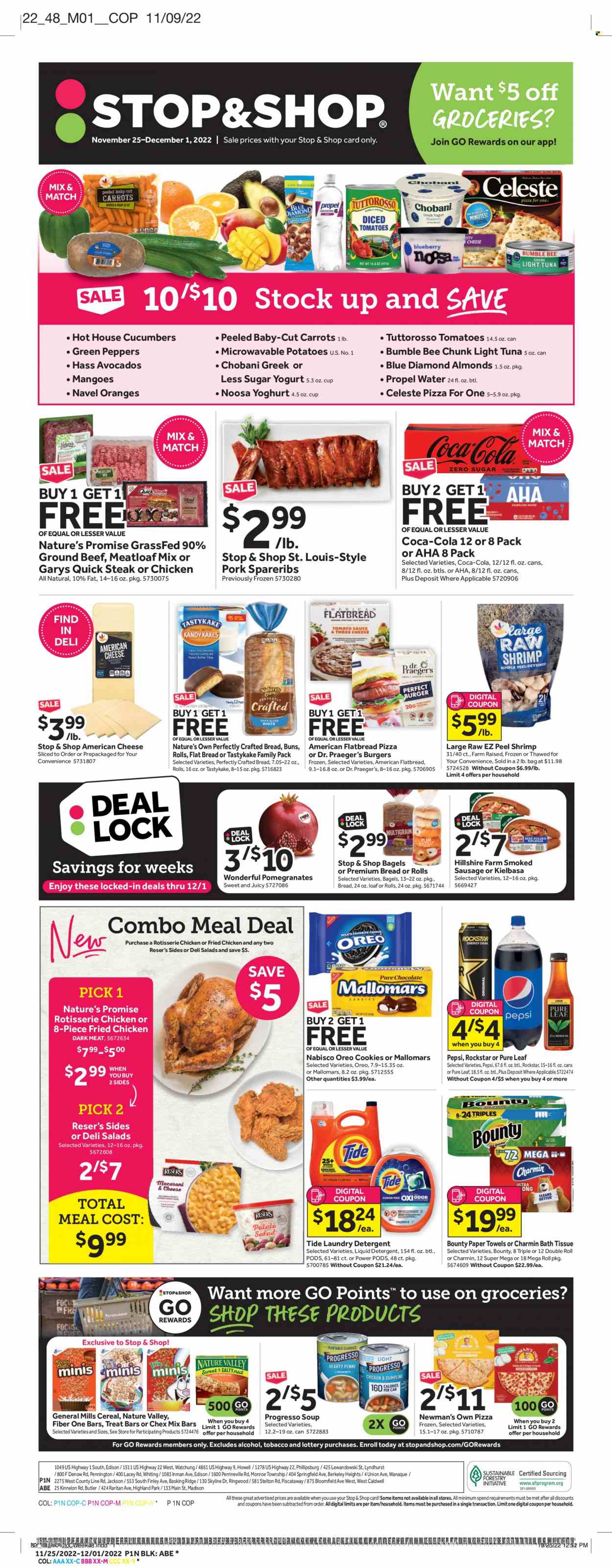 Stop & Shop ad - 11/25/2022 - 12/01/2022. Page 1