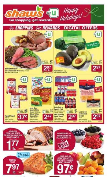 Shaw’s Flyer - 11/25/2022 - 12/01/2022.