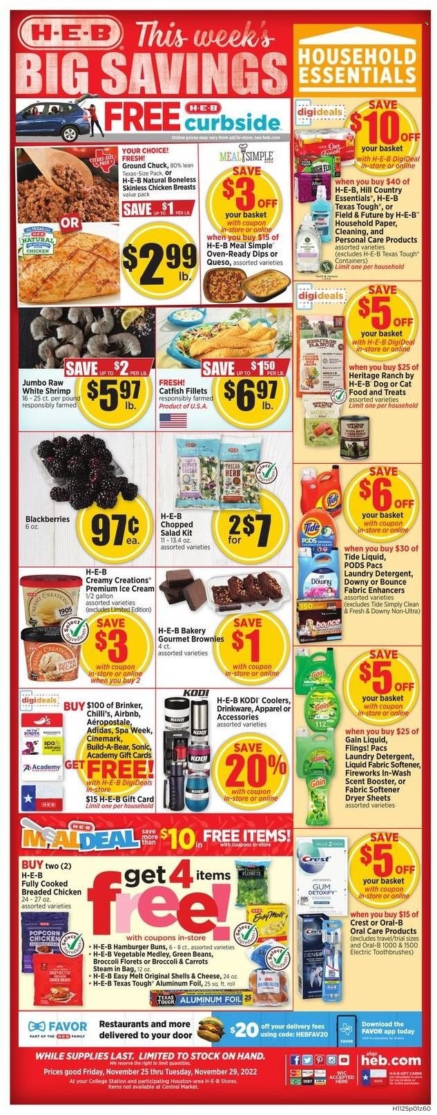 H-E-B ad - 11/25/2022 - 11/29/2022. Page 1