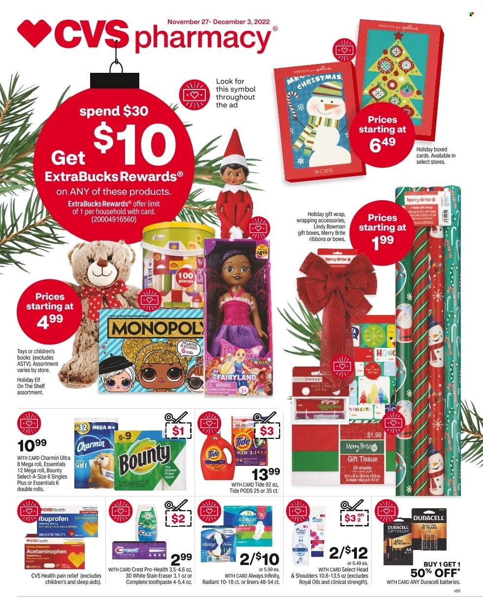 CVS Pharmacy ad - 11/27/2022 - 12/03/2022. Page 1