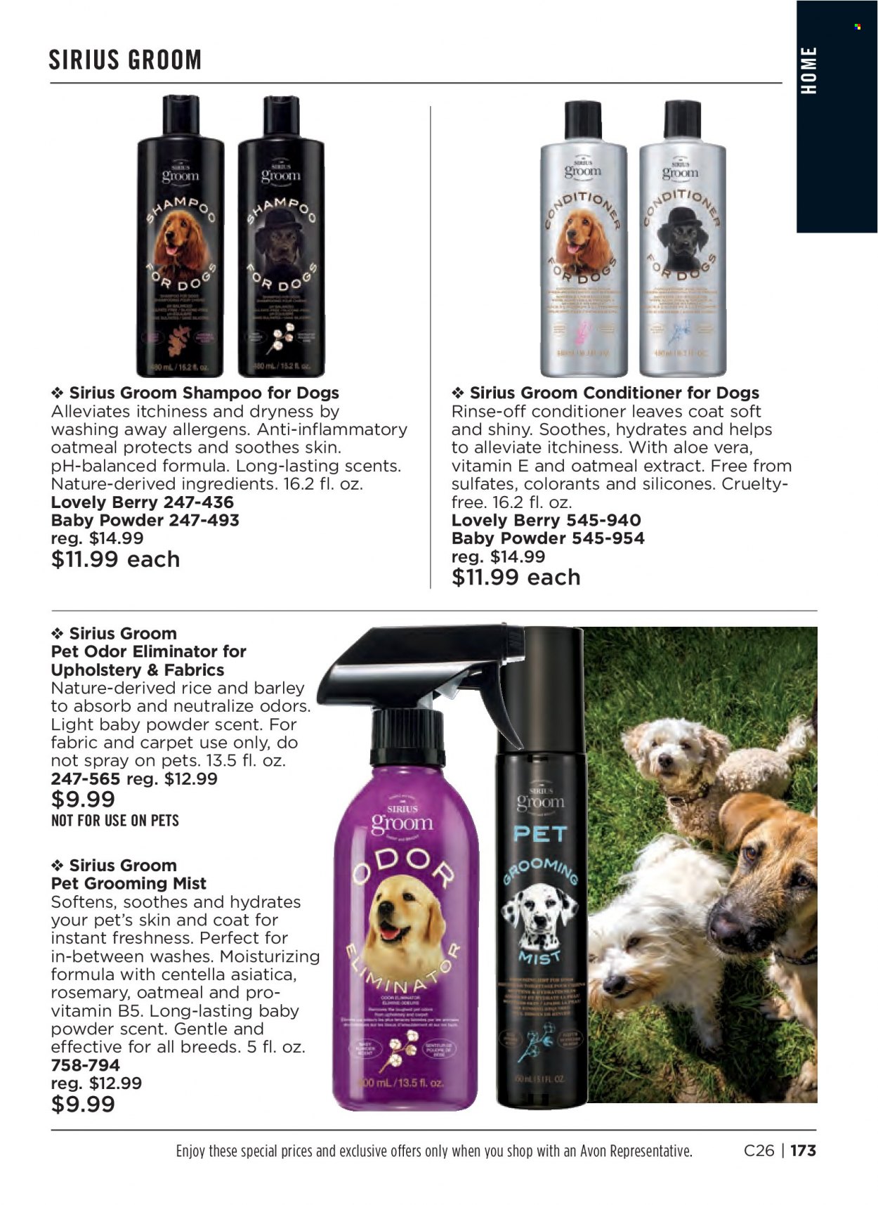 thumbnail - Avon Flyer - 11/23/2022 - 12/06/2022 - Sales products - shampoo, Avon, conditioner. Page 173.