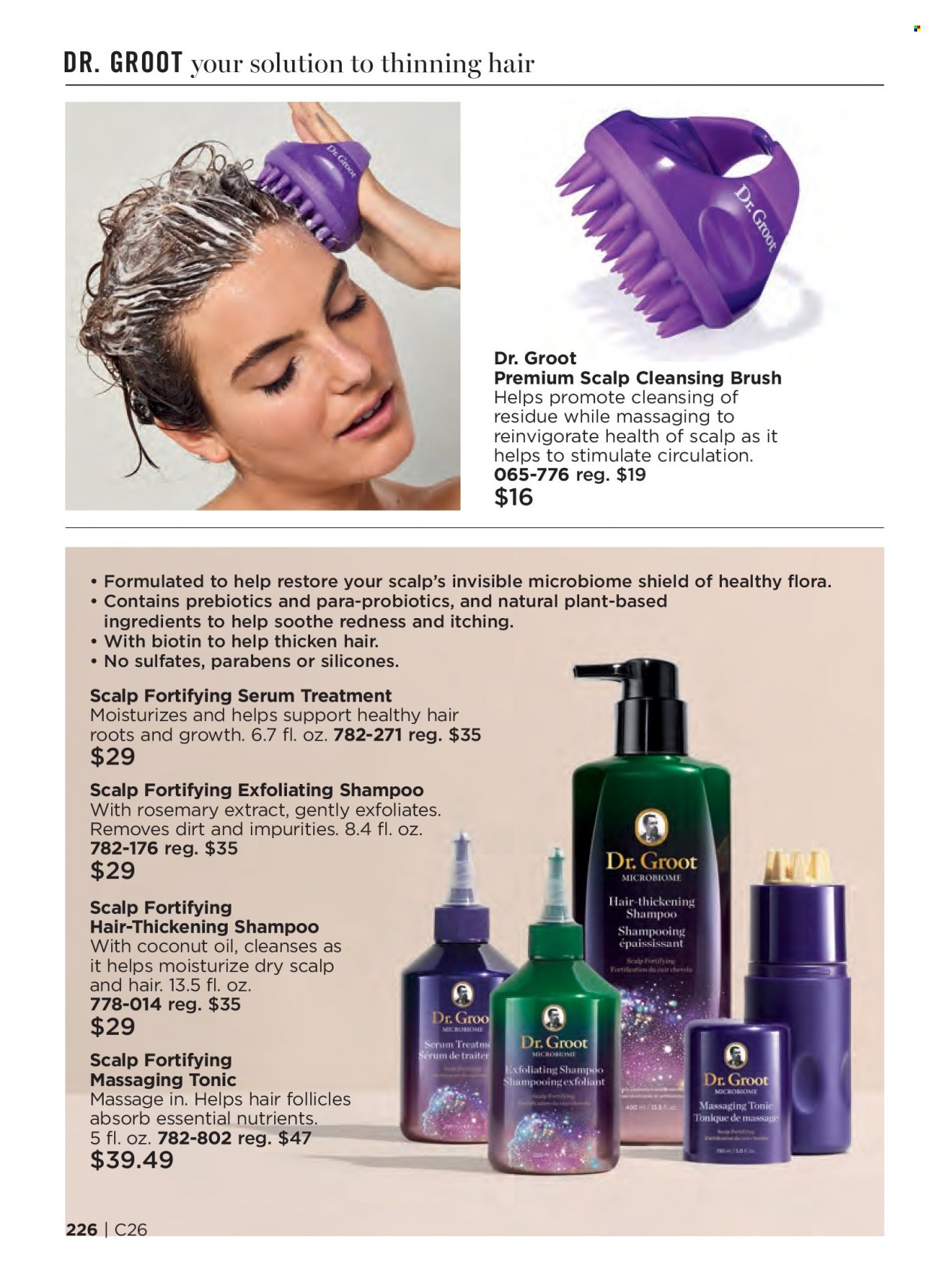 thumbnail - Avon Flyer - 11/23/2022 - 12/06/2022 - Sales products - shampoo, serum. Page 226.
