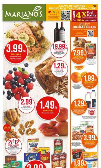 Mariano’s Flyer - 11/25/2022 - 11/29/2022.