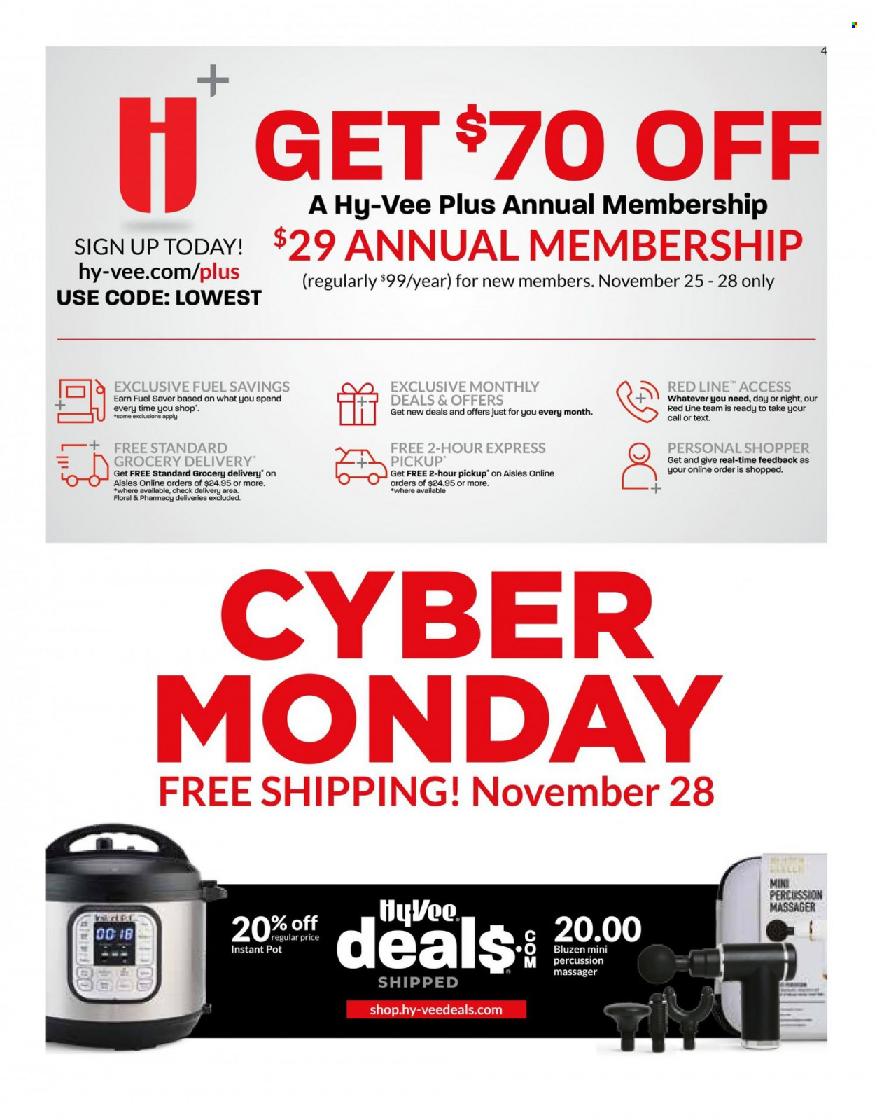 Hy-Vee ad - 11/25/2022 - 11/28/2022. Page 4