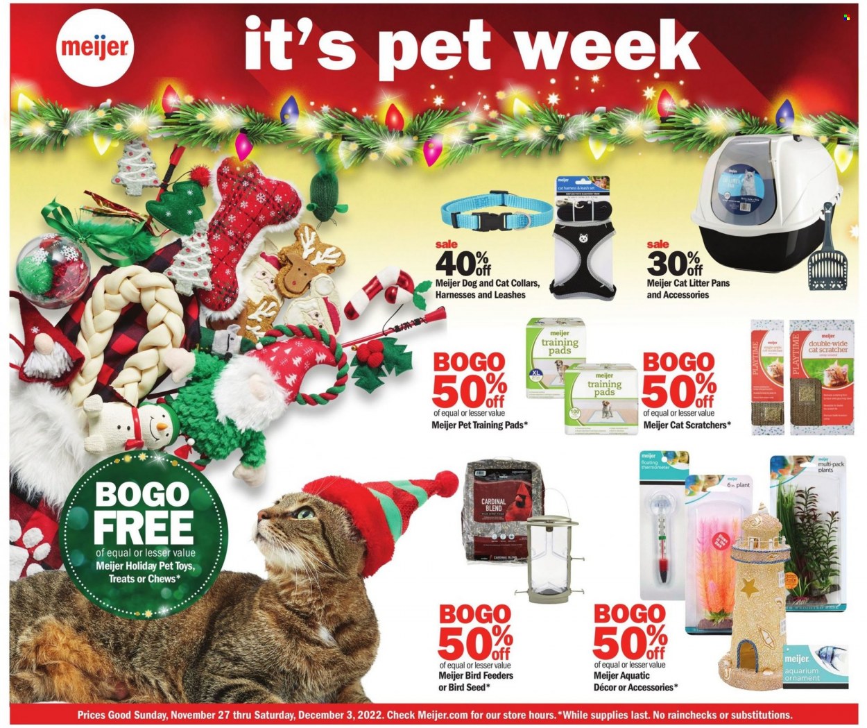 Meijer ad - 11/27/2022 - 12/03/2022. Page 1
