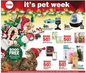 Meijer Flyer - 11/27/2022 - 12/03/2022.