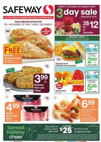 Safeway Flyer - 11/25/2022 - 12/01/2022.