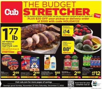 Cub Foods Flyer - 11/27/2022 - 12/03/2022.