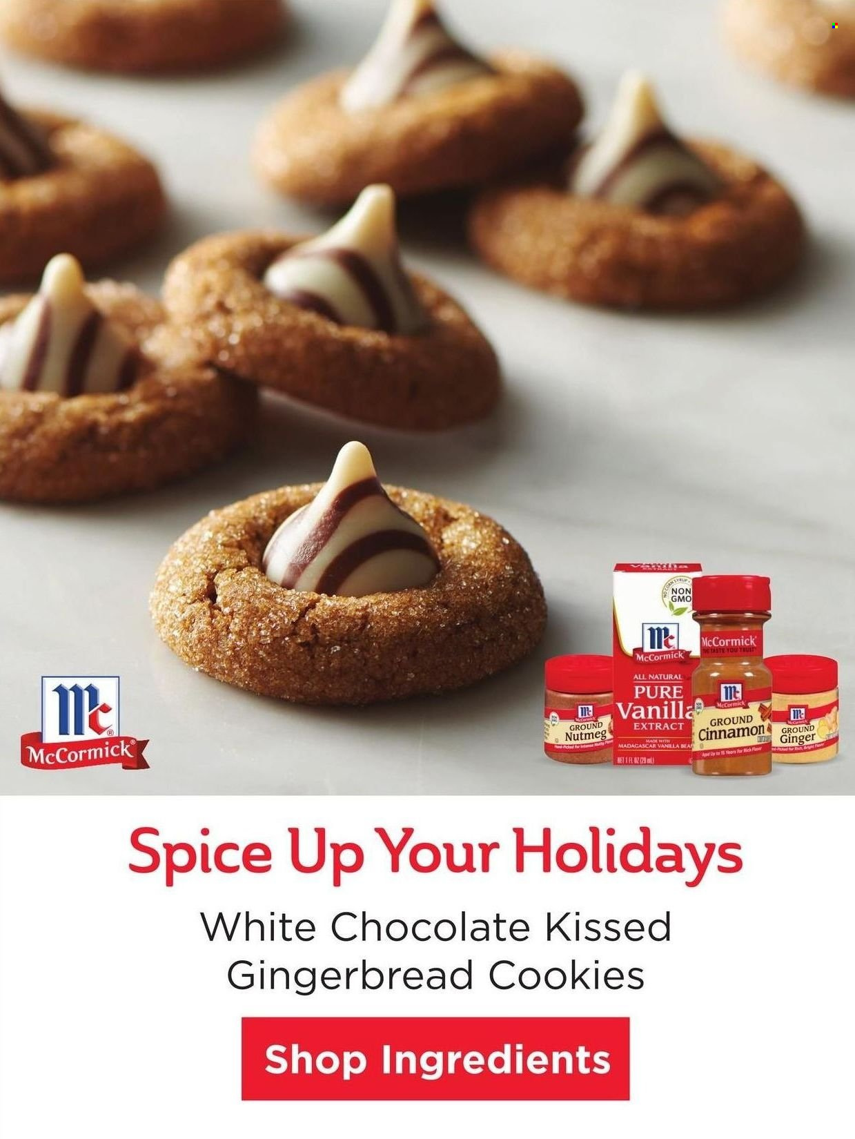 thumbnail - Cub Foods Flyer - 11/27/2022 - 12/03/2022 - Sales products - gingerbread, ginger, cookies, gingerbread cookies, white chocolate, chocolate, vanilla extract, nutmeg, spice, cinnamon. Page 8.