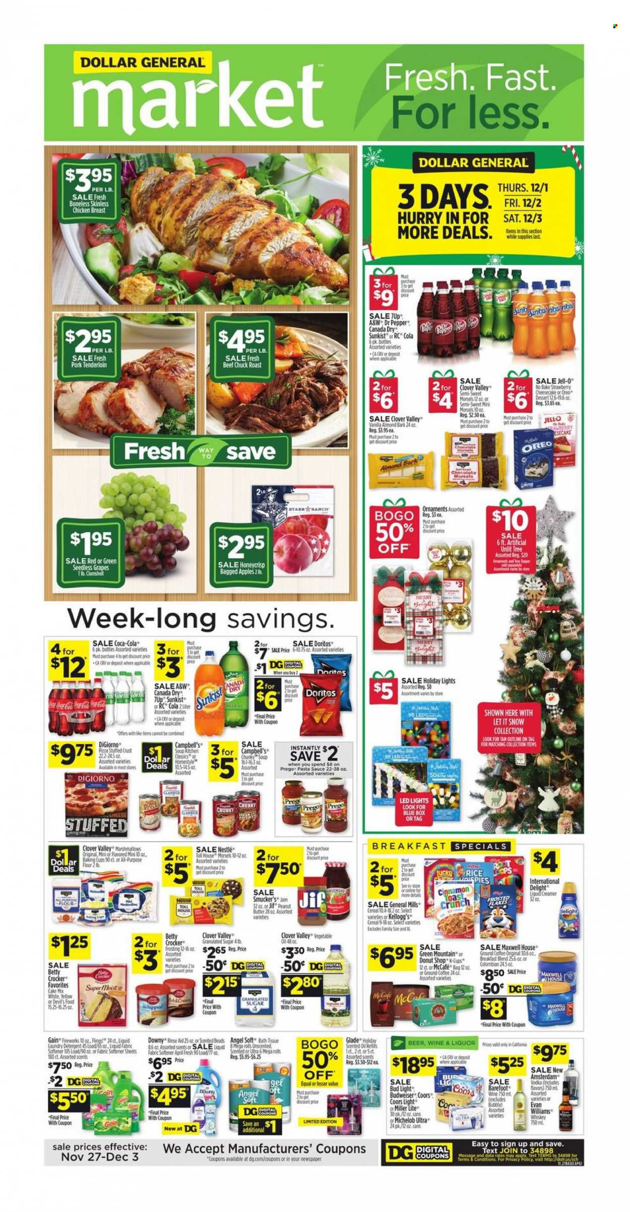 Dollar General ad - 11/27/2022 - 12/03/2022. Page 1