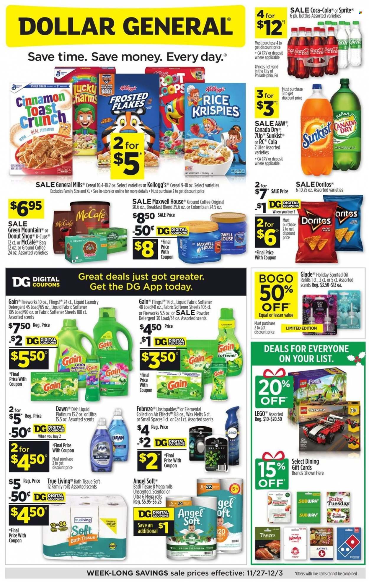 Dollar General ad - 11/27/2022 - 12/03/2022. Page 1
