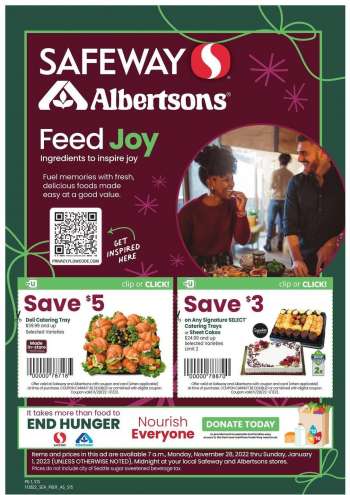Safeway Flyer - 11/28/2022 - 01/01/2023.