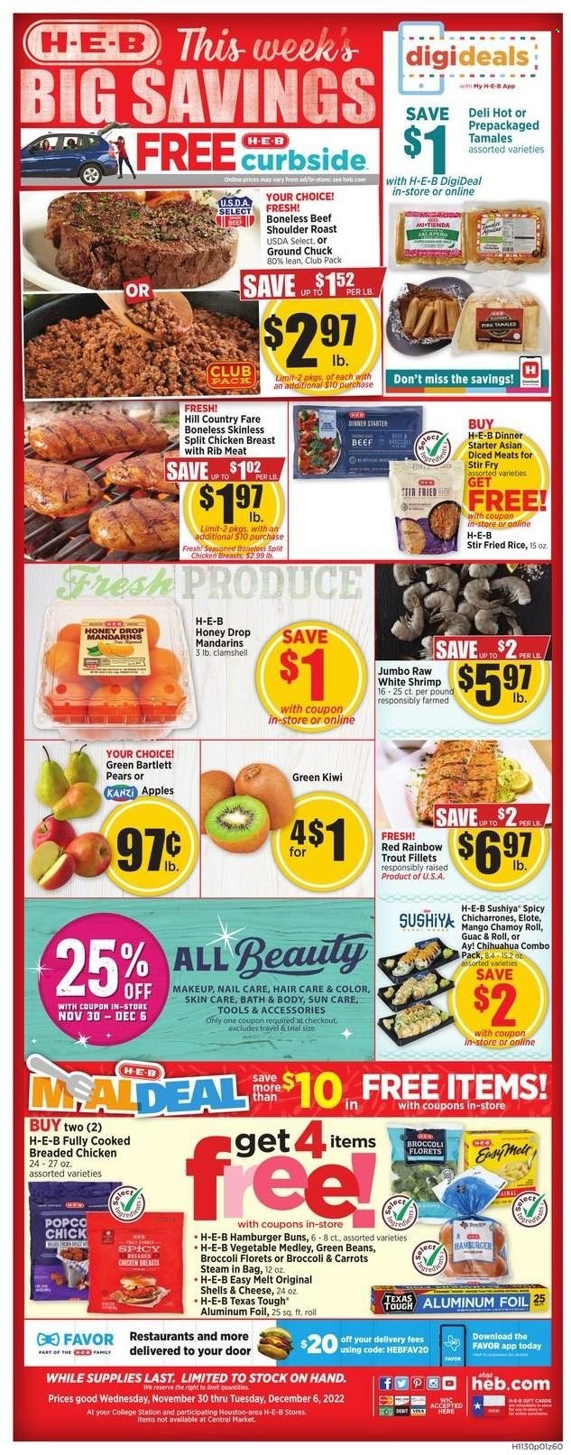 H-E-B ad - 11/30/2022 - 12/06/2022. Page 1