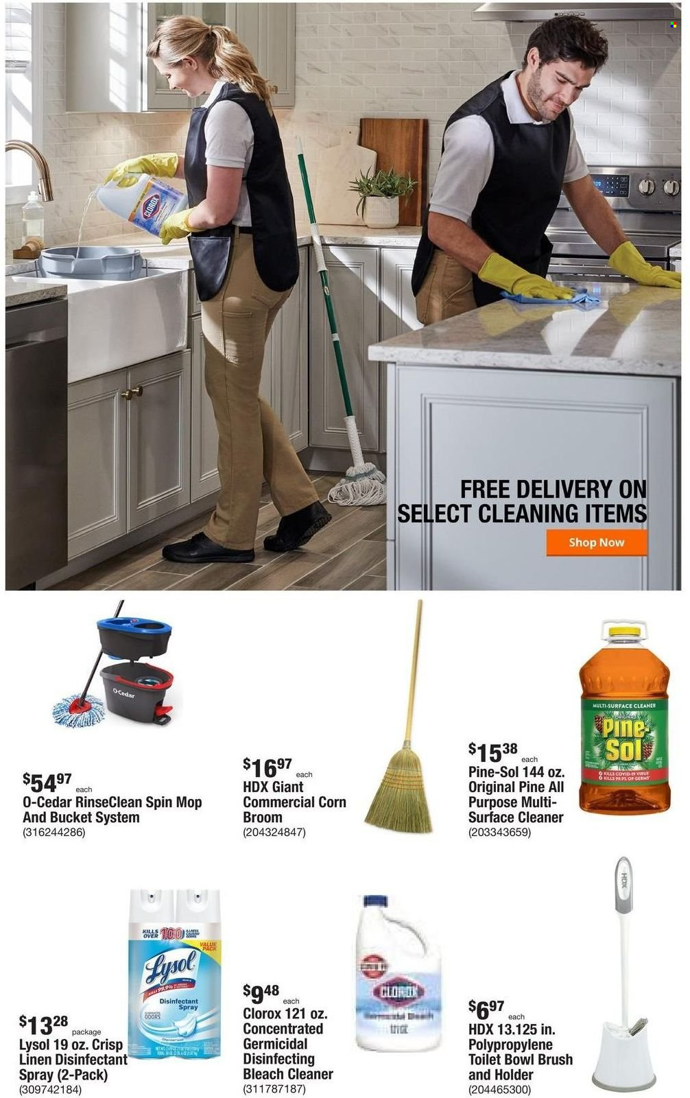 thumbnail - The Home Depot Flyer - Sales products - holder, brush, linens, toilet. Page 3.