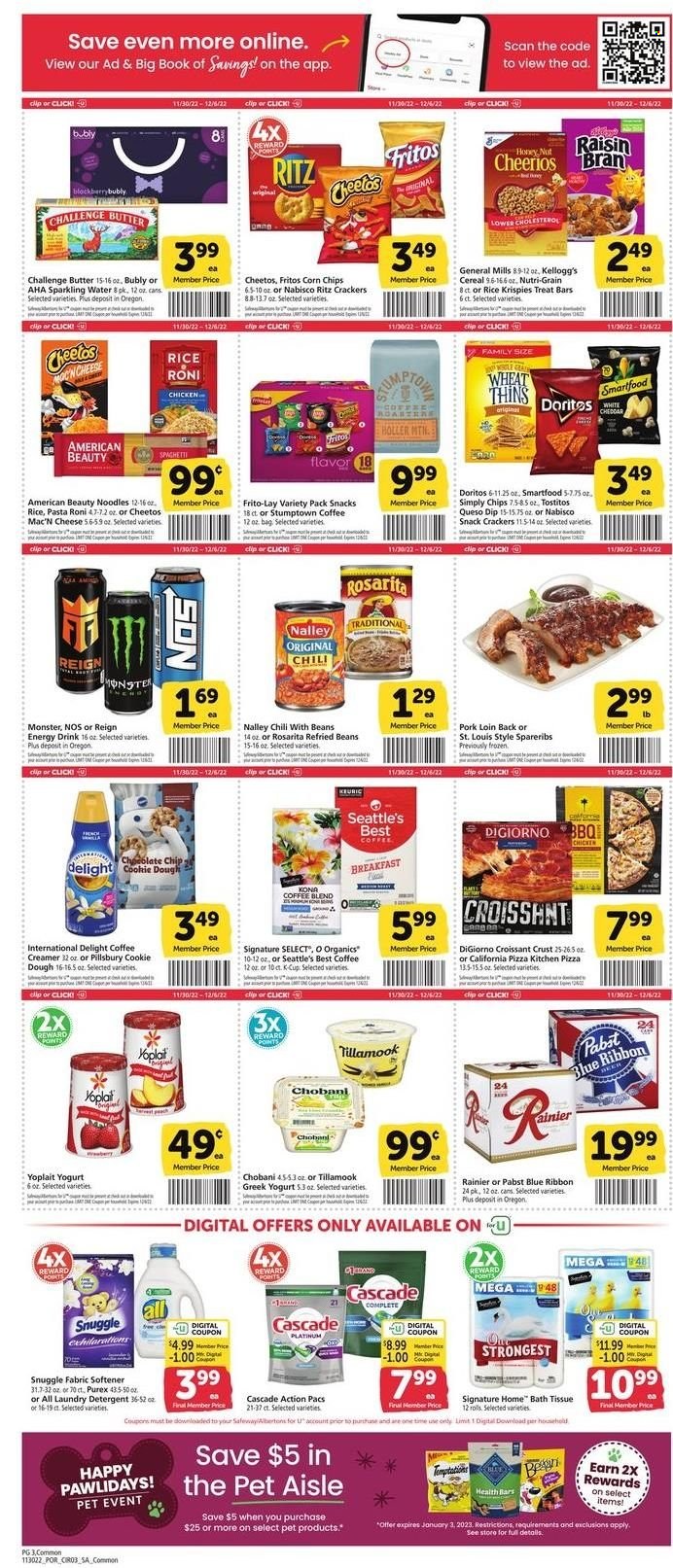 Safeway ad - 11/30/2022 - 12/06/2022. Page 4