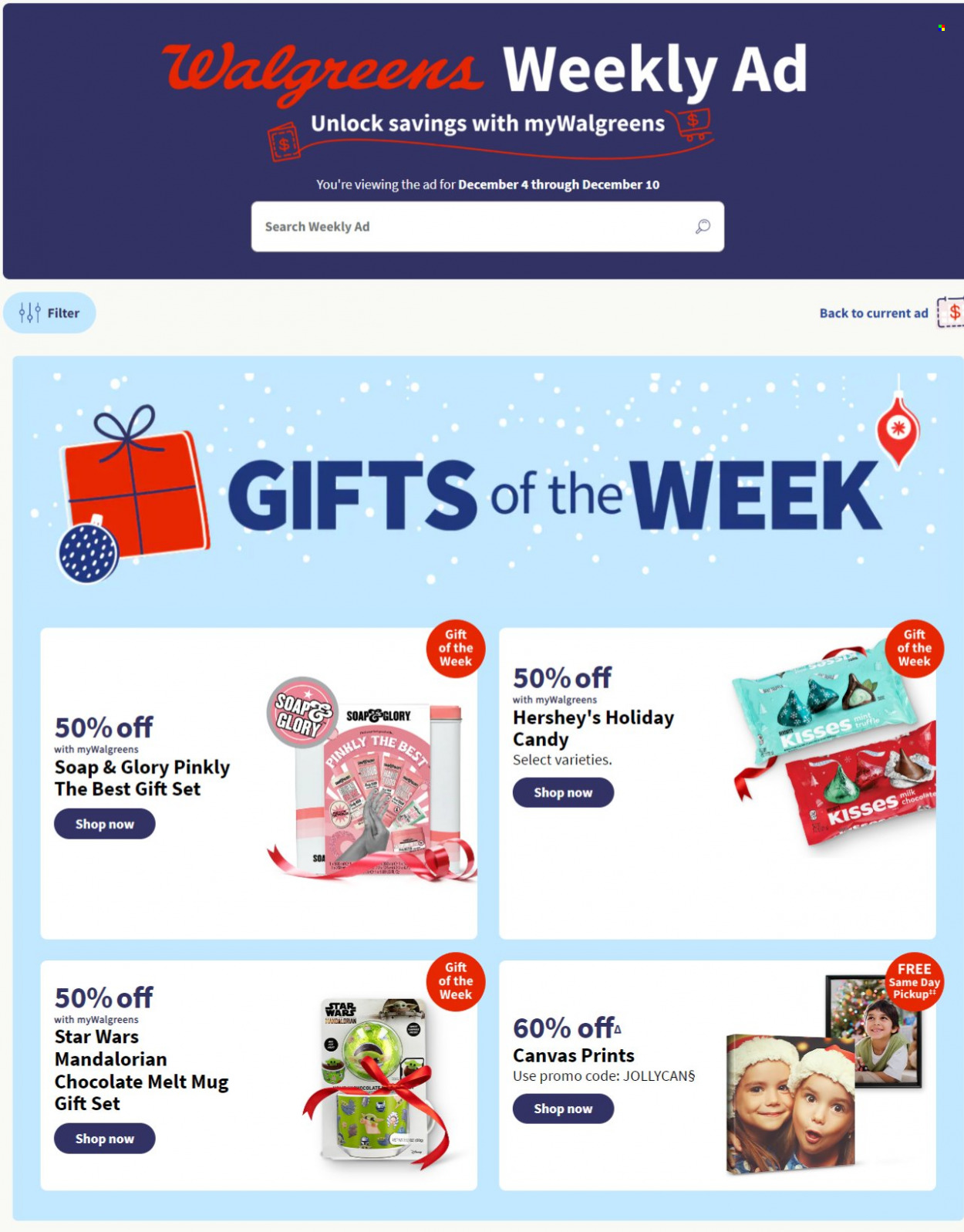 Walgreens ad - 12/04/2022 - 12/10/2022. Page 1