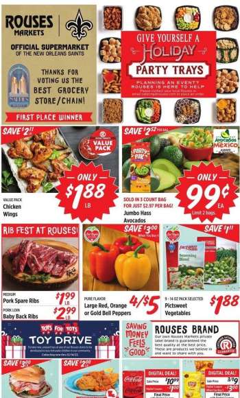 Rouses Markets Flyer - 11/30/2022 - 12/07/2022.