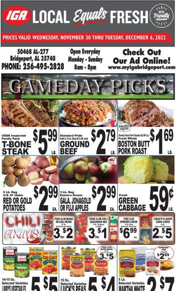 IGA Flyer - 11/30/2022 - 12/06/2022.