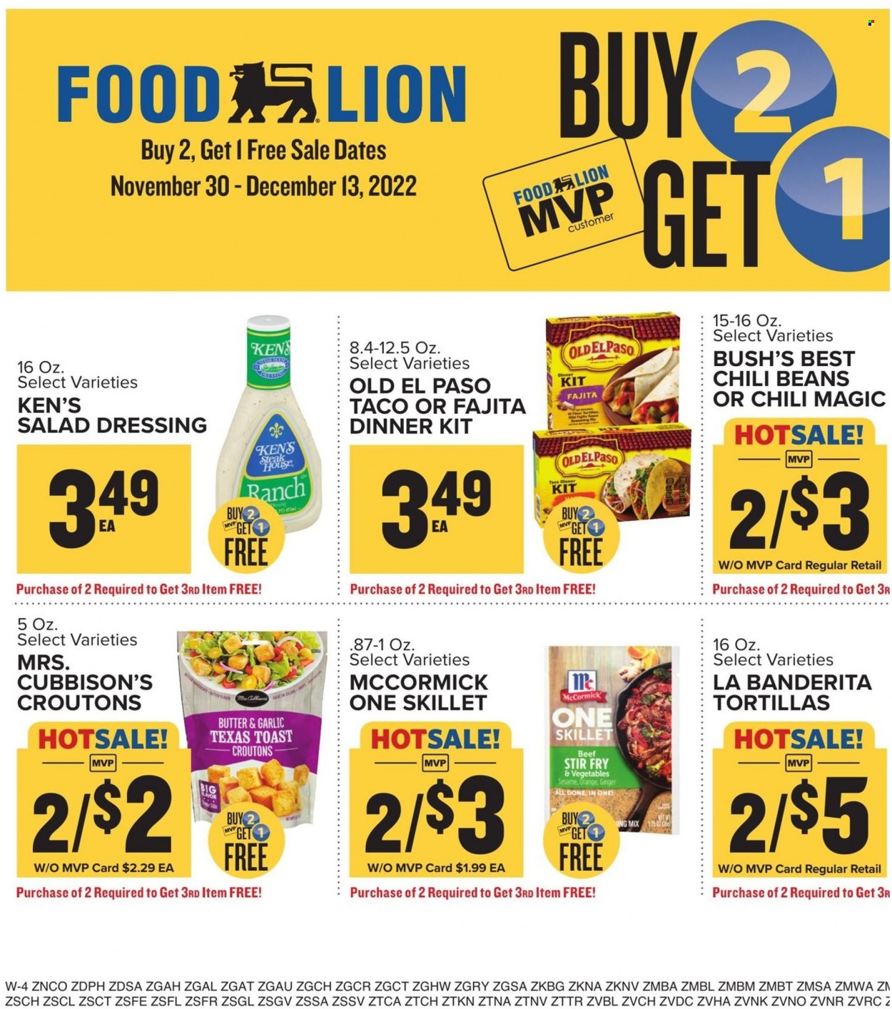 Food Lion ad - 11/30/2022 - 12/06/2022. Page 15