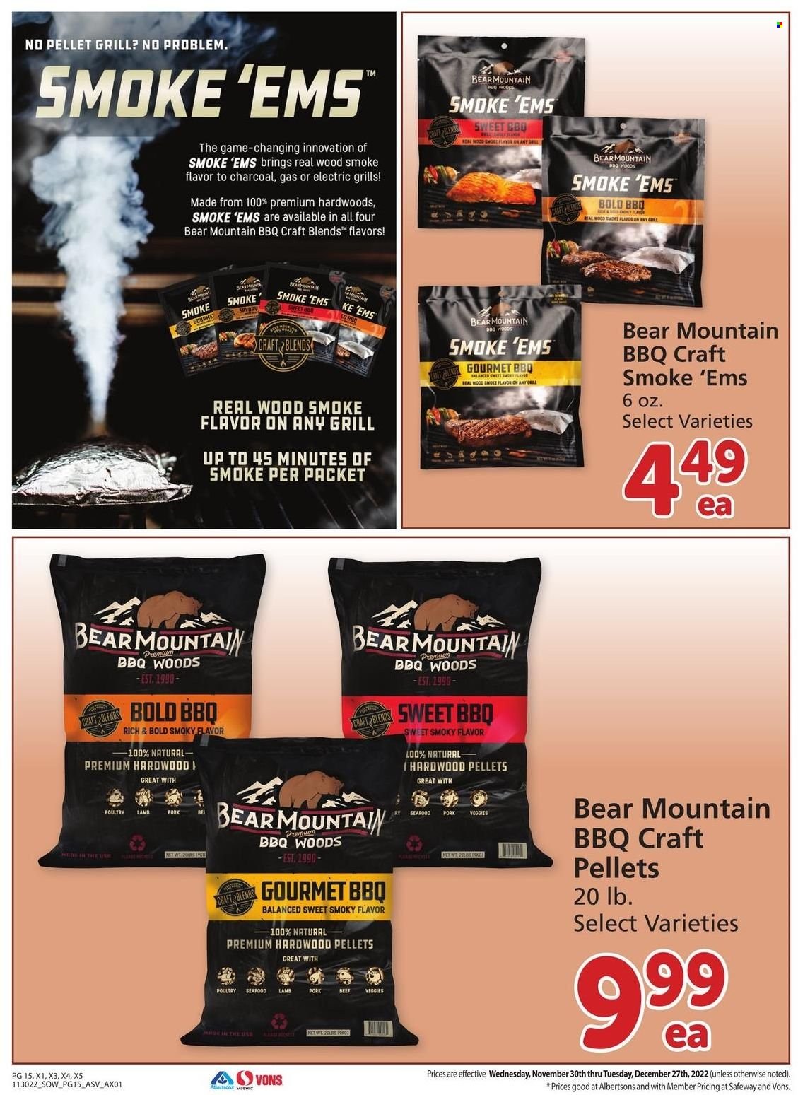 Safeway ad - 11/30/2022 - 12/27/2022. Page 15