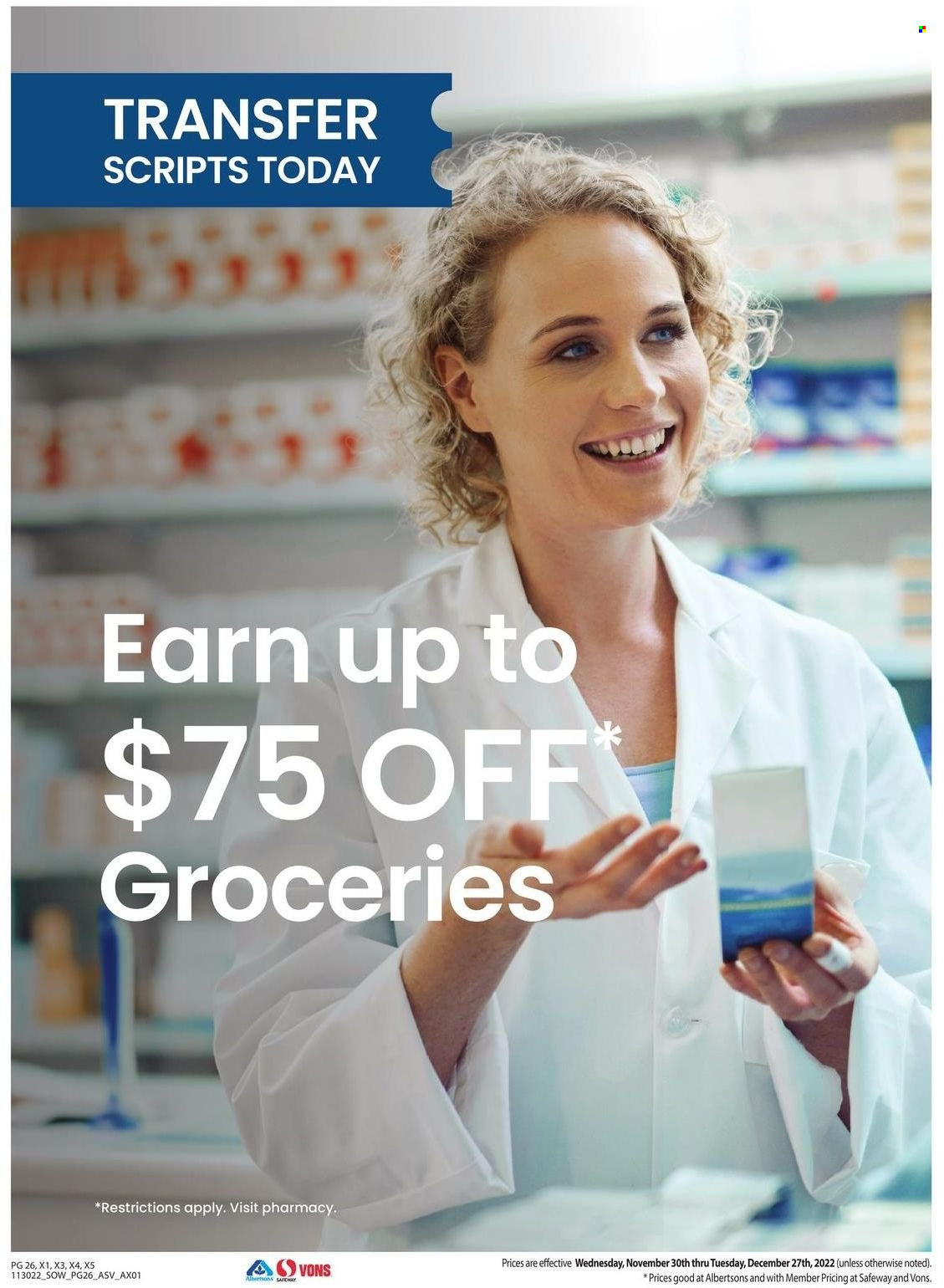 Safeway ad - 11/30/2022 - 12/27/2022. Page 26