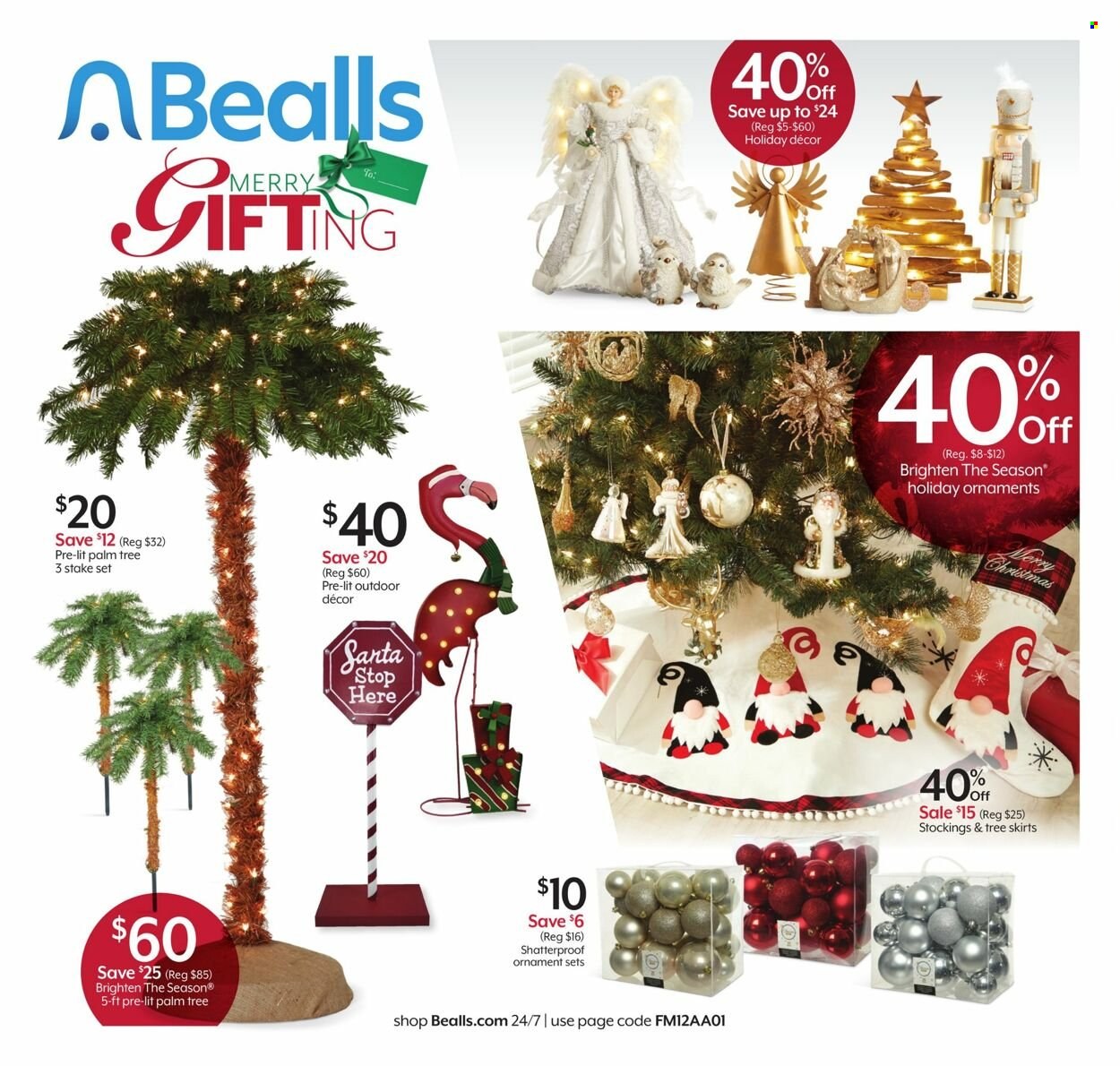 thumbnail - Bealls Florida Flyer - 11/30/2022 - 12/06/2022 - Sales products - stockings. Page 1.