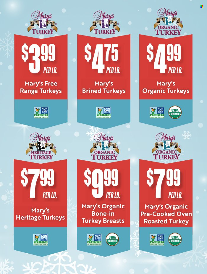 thumbnail - Natural Grocers Flyer - 11/30/2022 - 12/31/2022 - Sales products - turkey breast. Page 1.