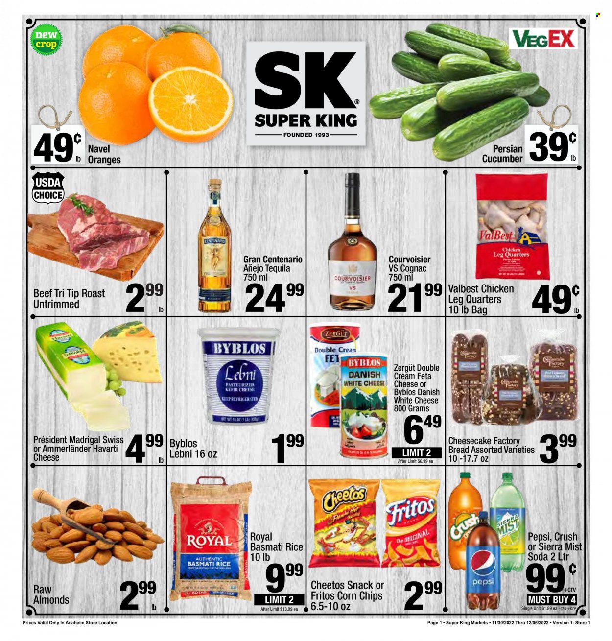 Super King Markets ad - 11/30/2022 - 12/06/2022. Page 1