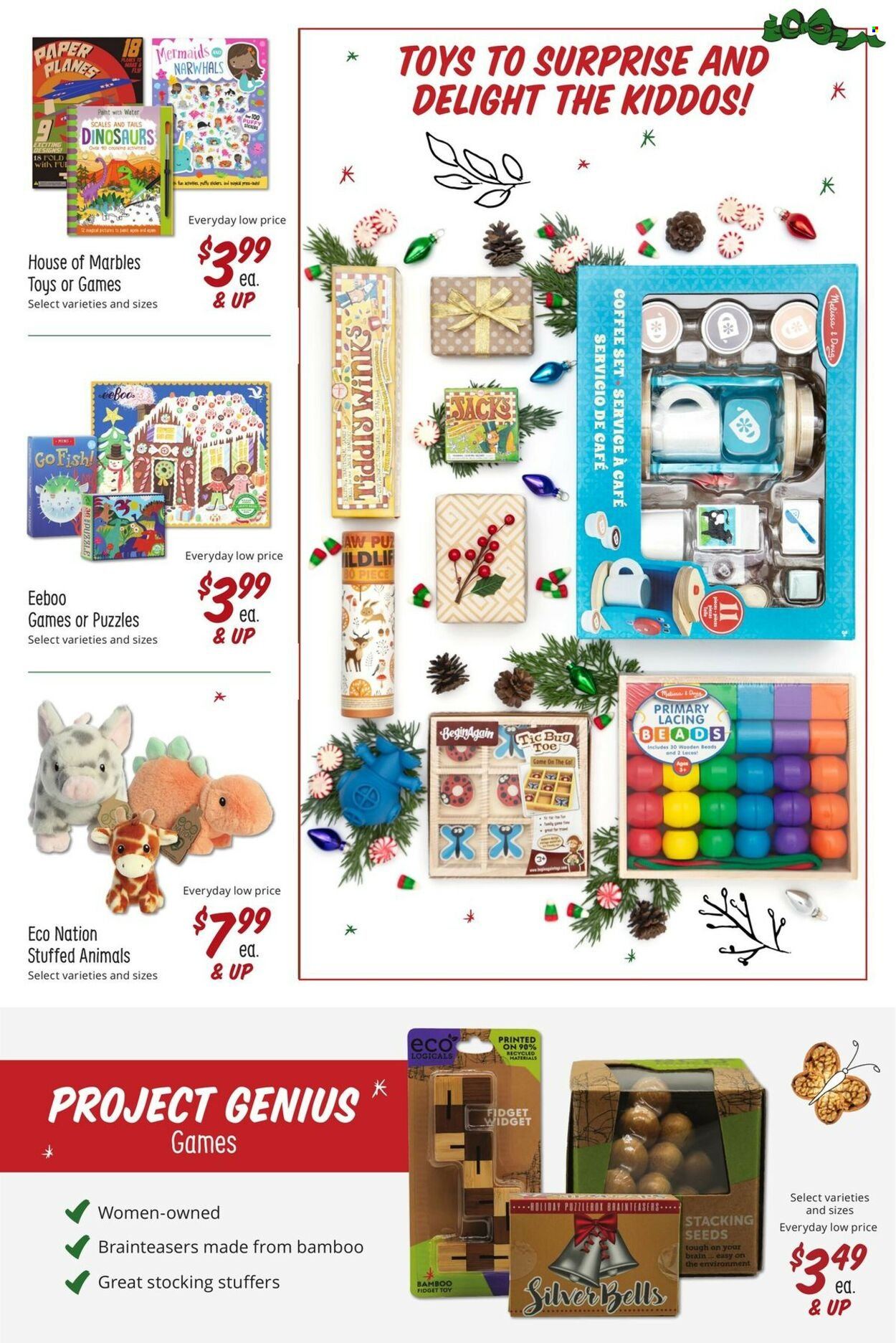 thumbnail - Sprouts Flyer - 11/30/2022 - 12/27/2022 - Sales products - fish, coffee, paper, toys, puzzle. Page 32.