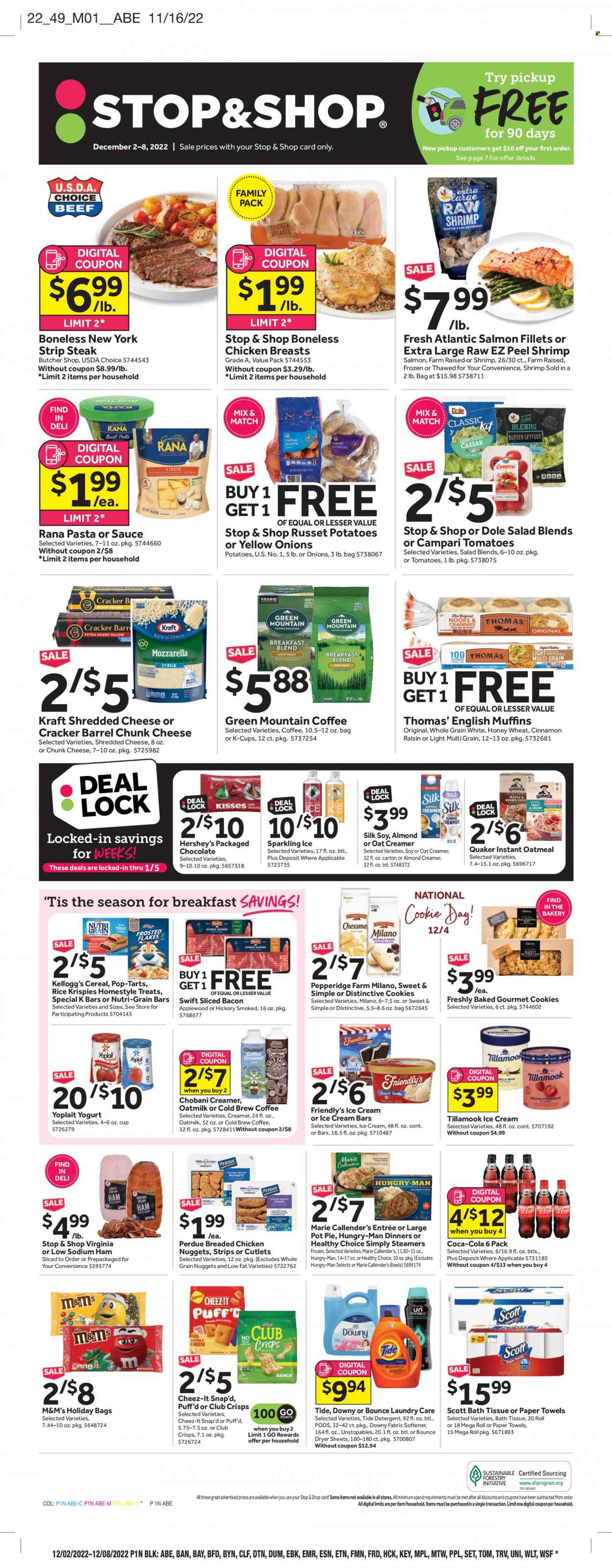 Stop & Shop ad - 12/02/2022 - 12/08/2022. Page 1