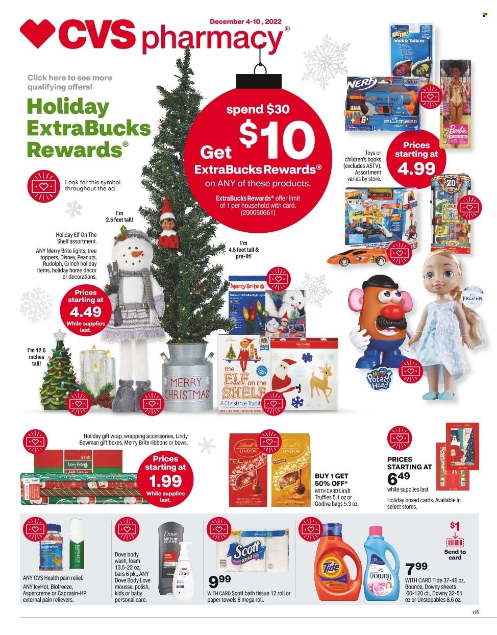 CVS Pharmacy ad - 12/04/2022 - 12/10/2022. Page 1