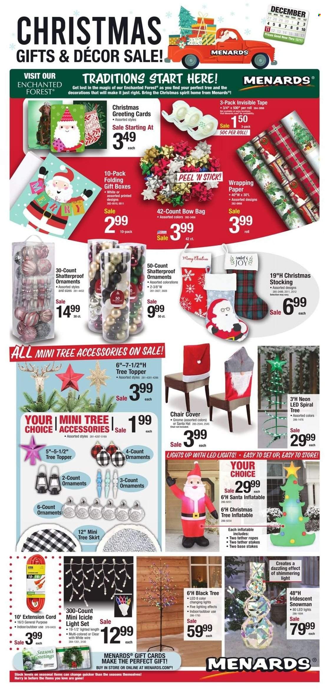 Menards ad - 12/02/2022 - 12/11/2022. Page 1