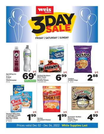 Weis Flyer - 12/02/2022 - 12/04/2022.