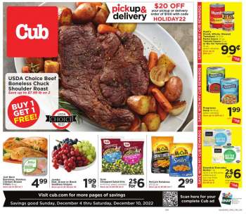 Cub Foods Flyer - 12/04/2022 - 12/10/2022.
