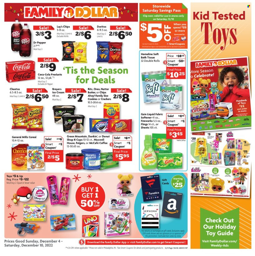 Family Dollar ad - 12/04/2022 - 12/10/2022. Page 1