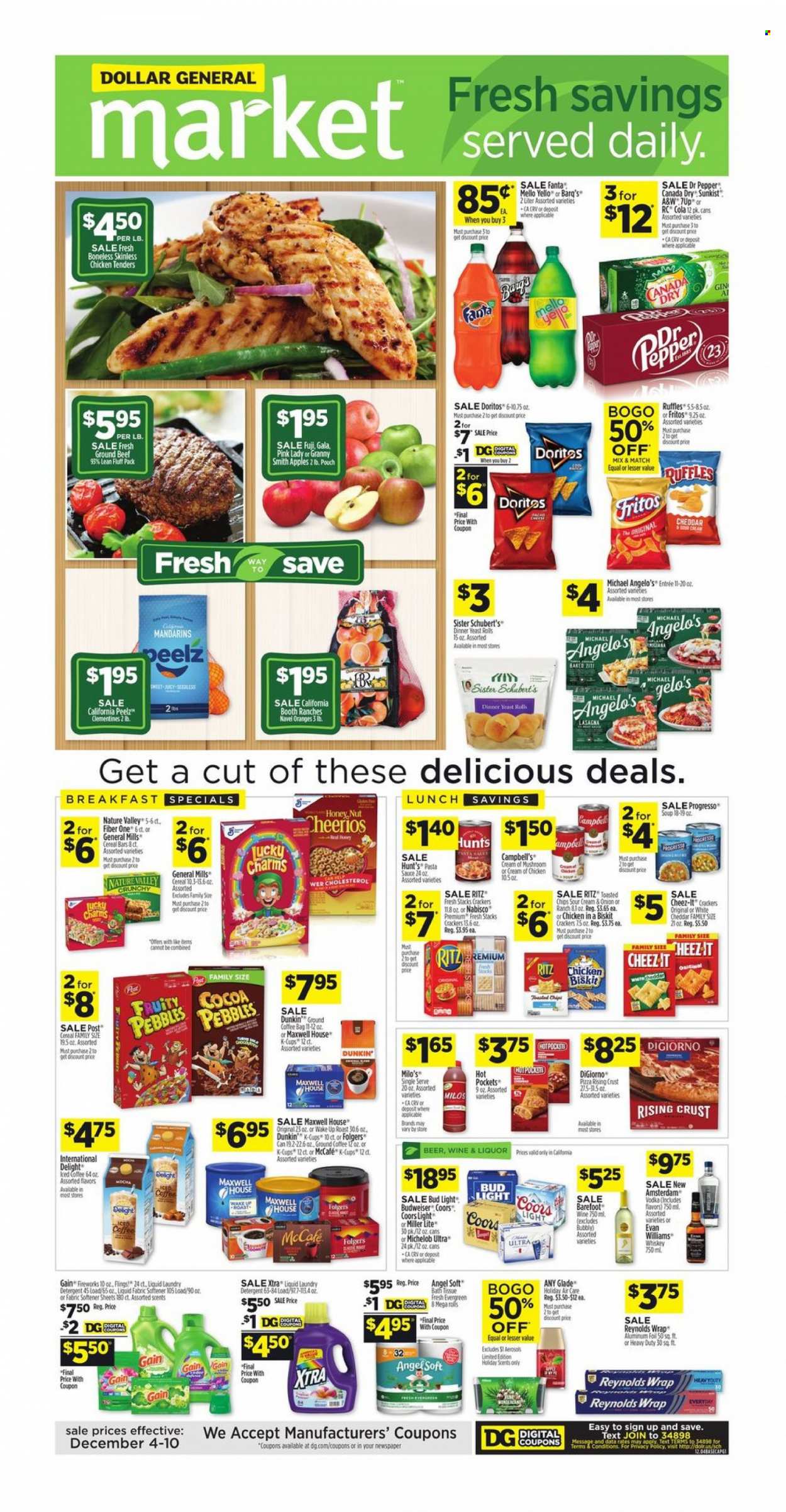 Dollar General ad - 12/04/2022 - 12/10/2022. Page 1
